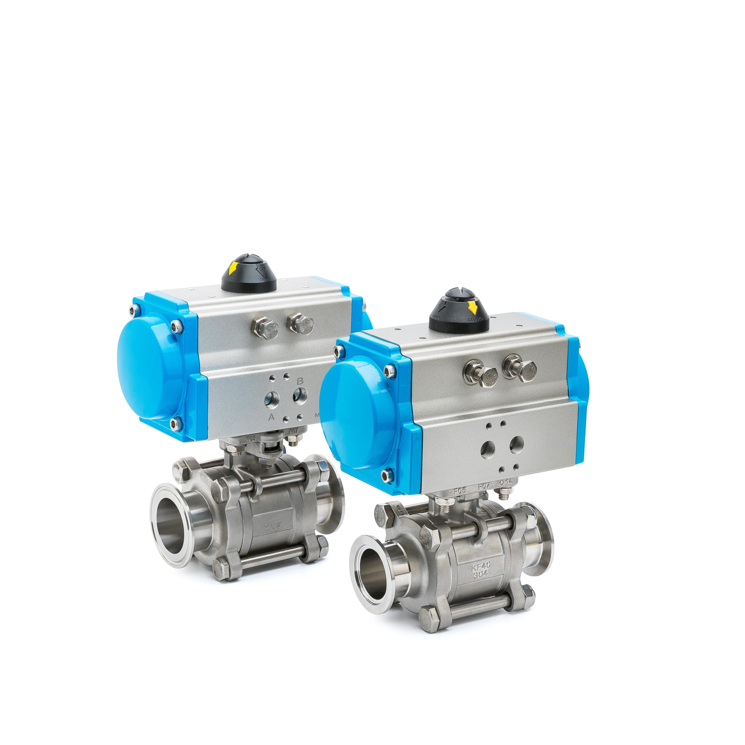 Sanitary Pneumatic 3-Piece Vacuum Ball Valve - Image 8