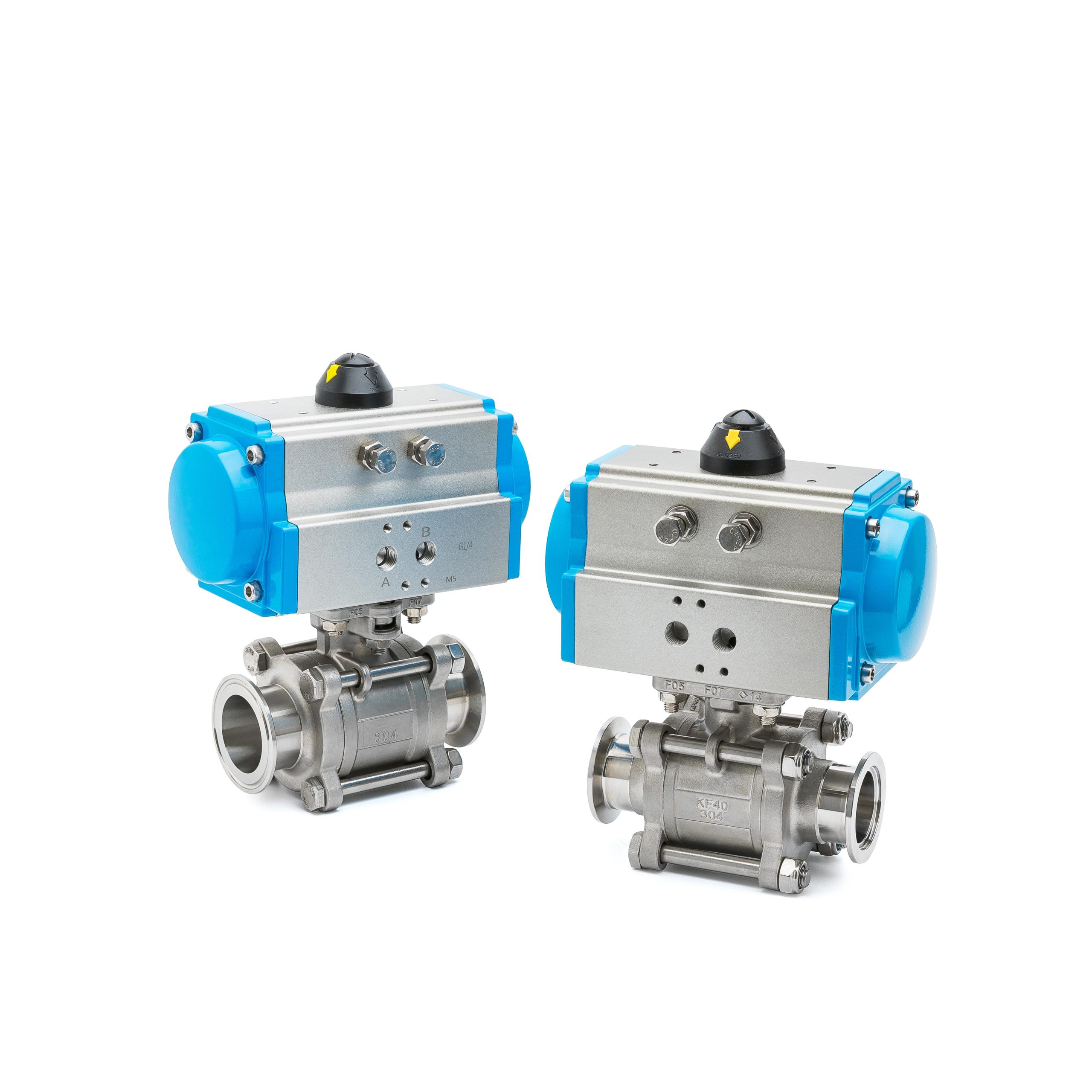 Sanitary Pneumatic 3-Piece Vacuum Ball Valve - Image 7