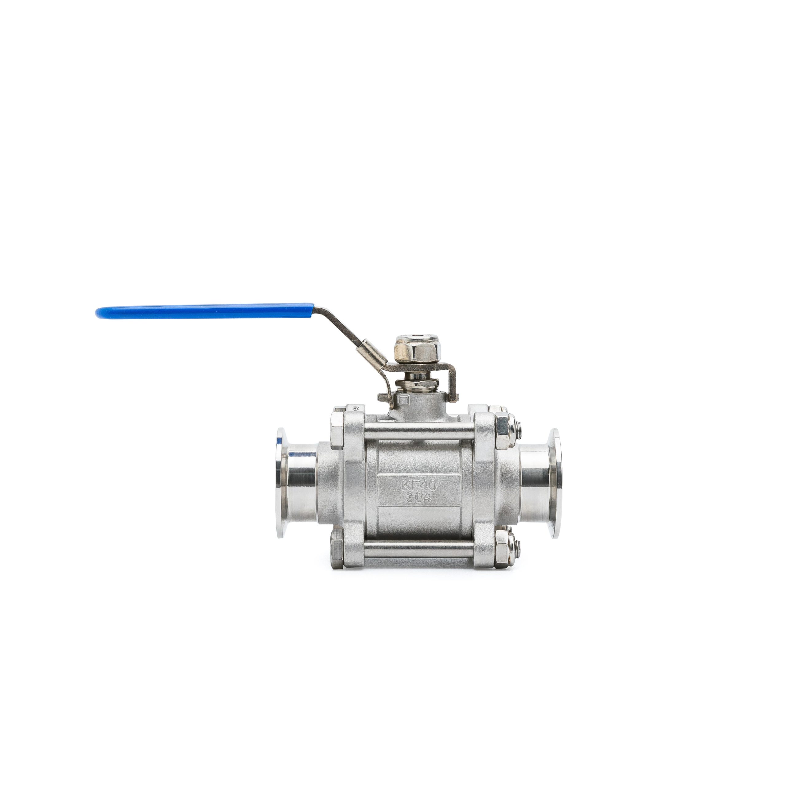 Sanitary 3-Piece Vacuum Ball Valve - Image 2