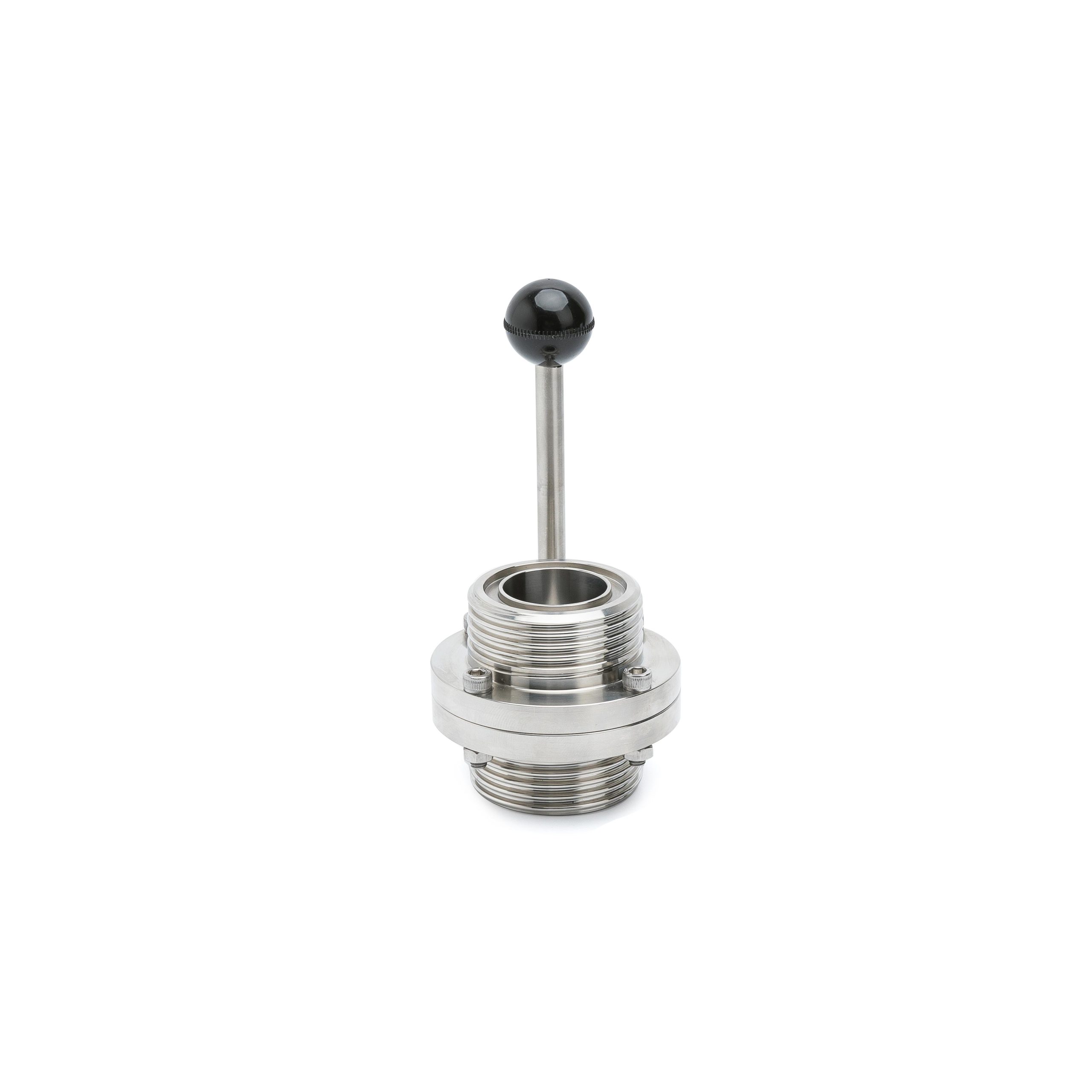 Sanitary Thread Butterfly Valve - Image 2