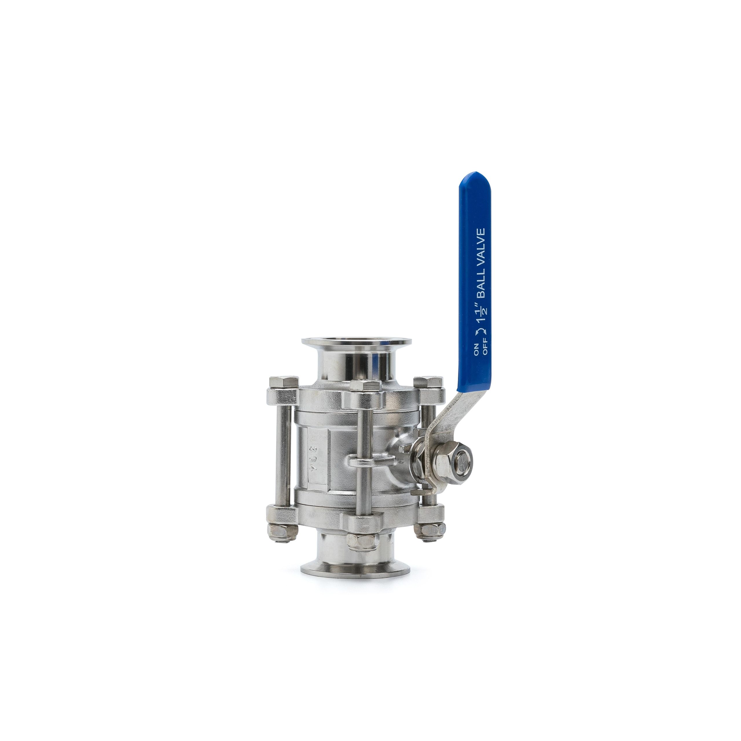 Sanitary 3-Piece Quick-Install Ball Valve - Image 3