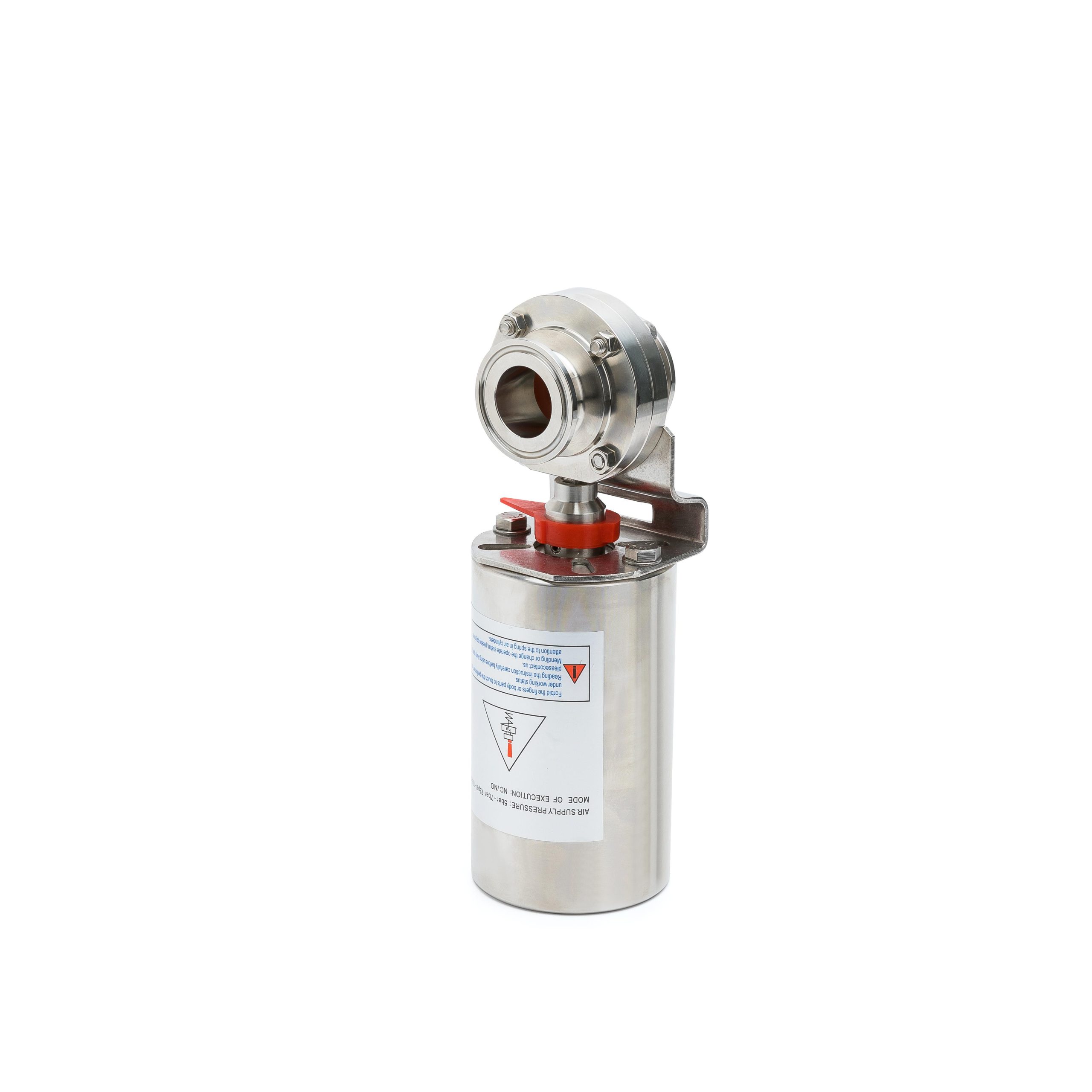 Sanitary Stainless Steel Pneumatic Butterfly Valve