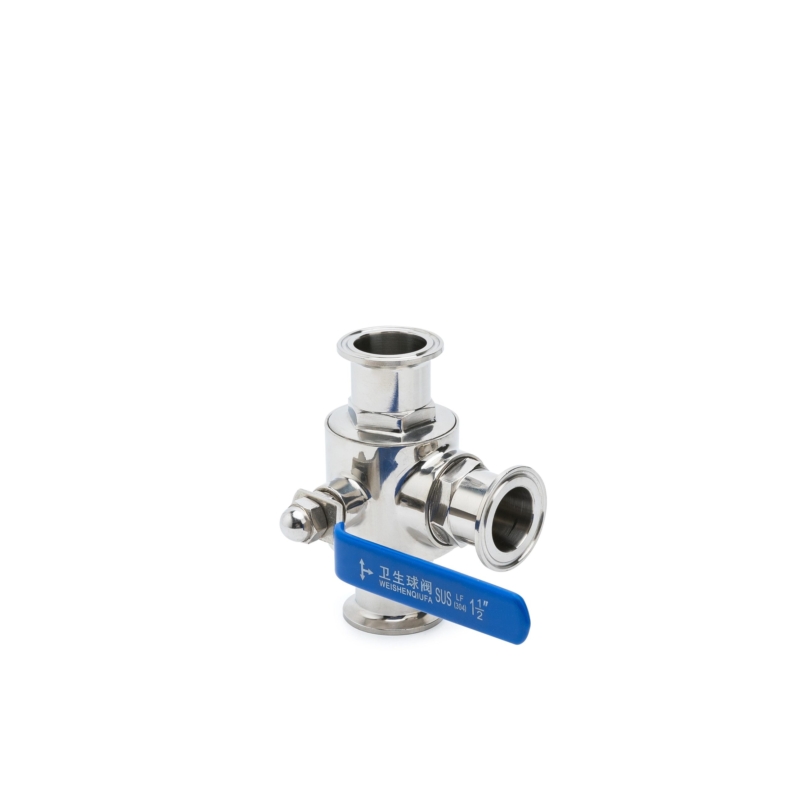 Sanitary 3-Way Quick-Install Ball Valve - Image 3