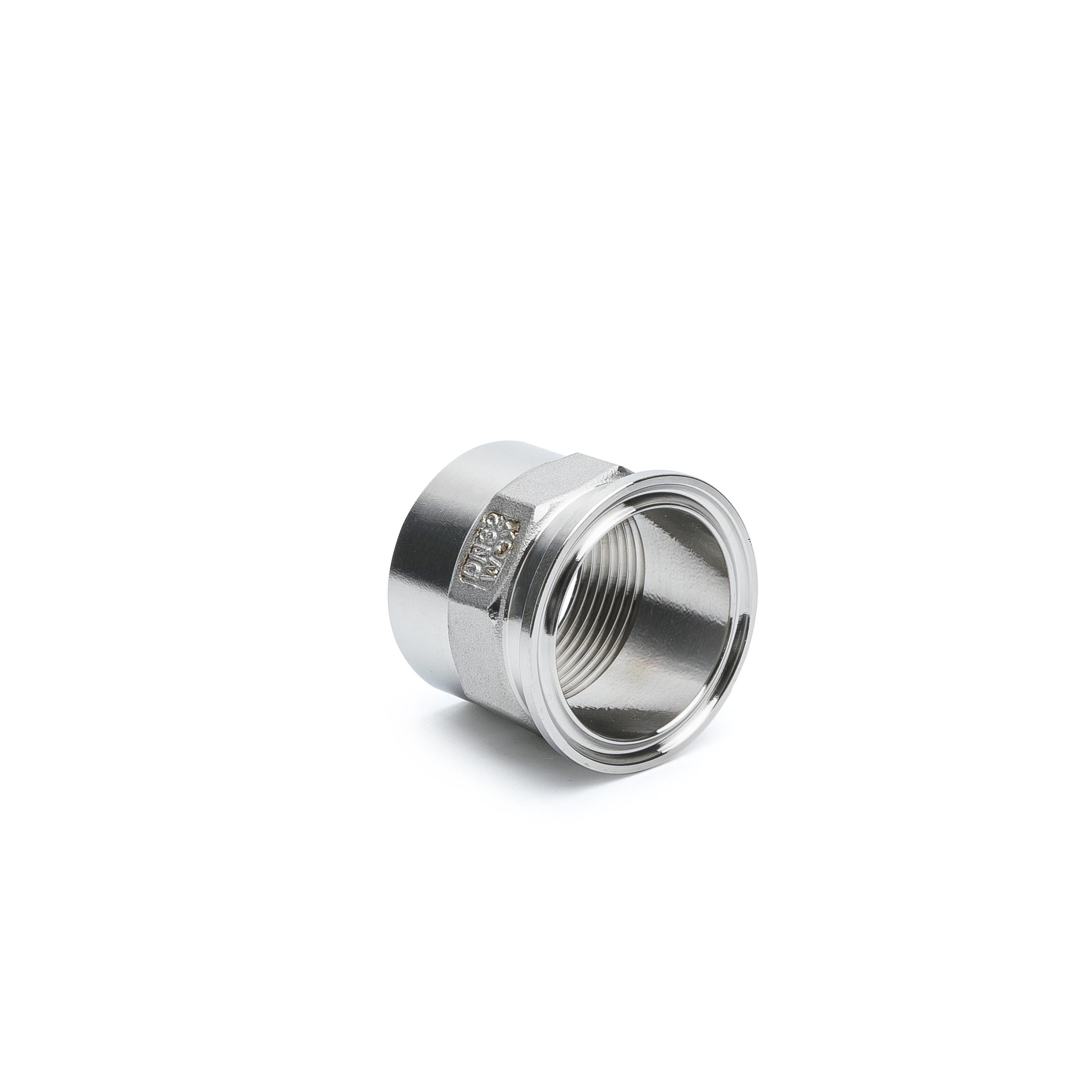 Sanitary Hexagon Tri-Clamp Female Threaded Adapter - Image 4