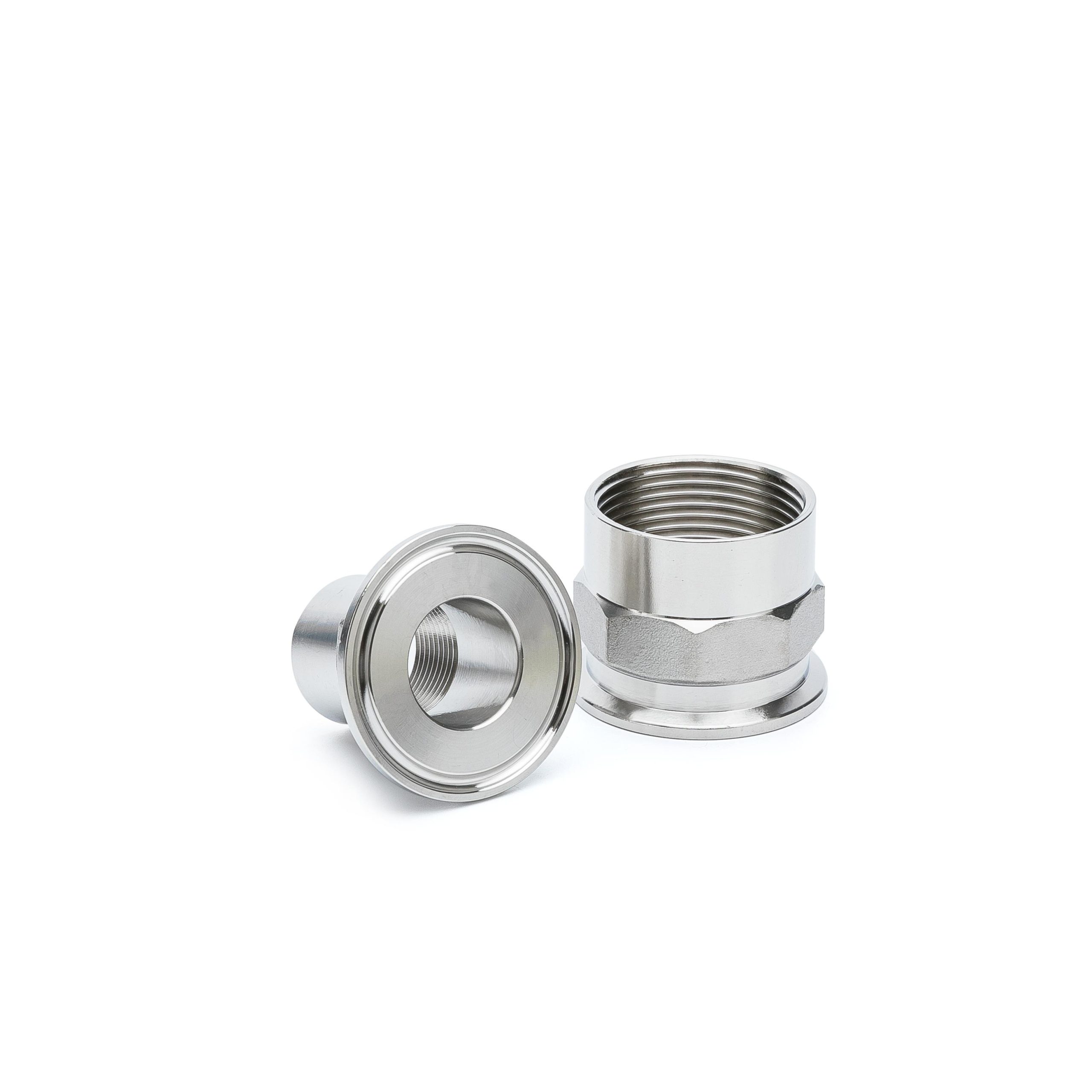 Sanitary Hexagon Tri-Clamp Female Threaded Adapter - Image 12