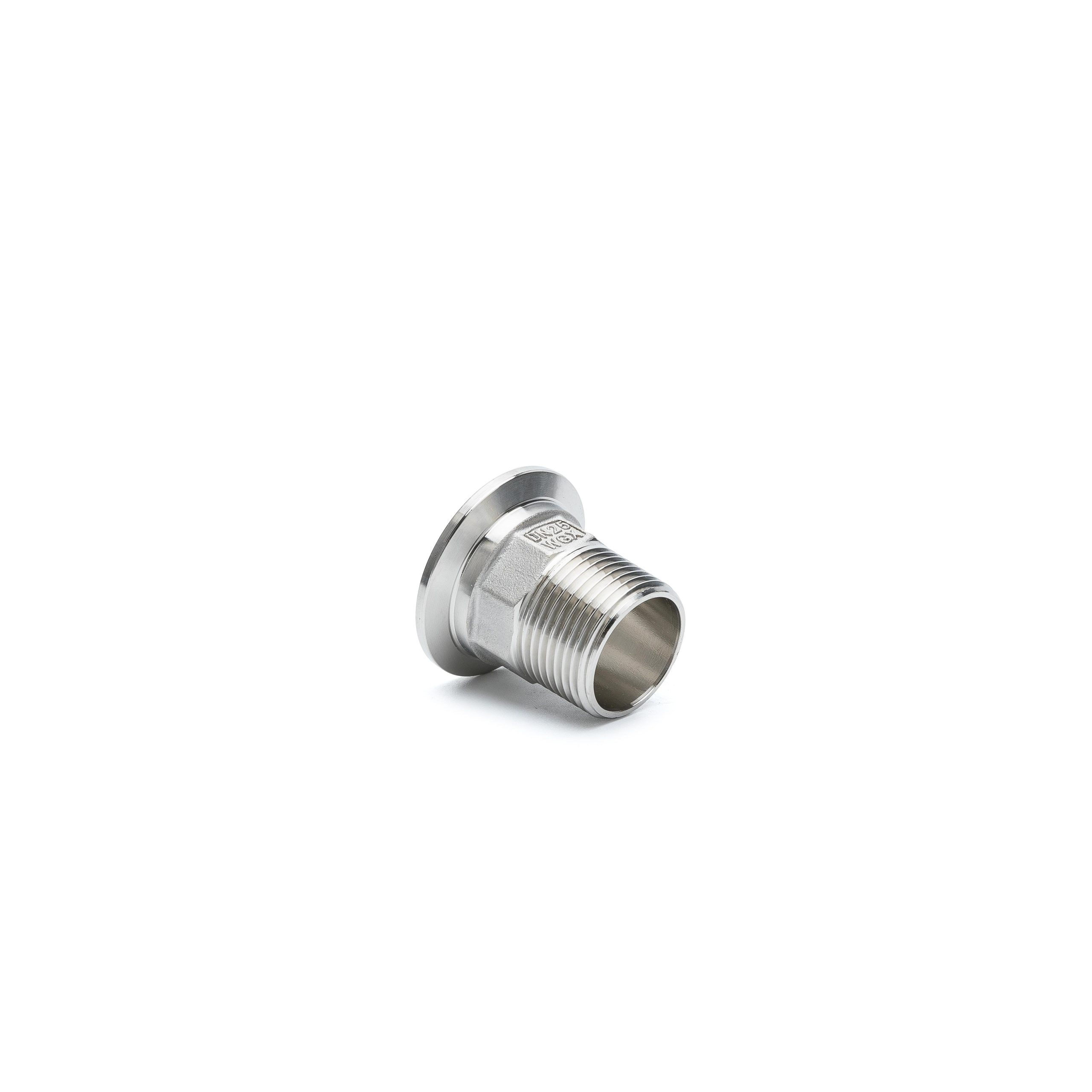 Sanitary Hexagon Tri-Clamp Male Threaded Adapter - Image 2