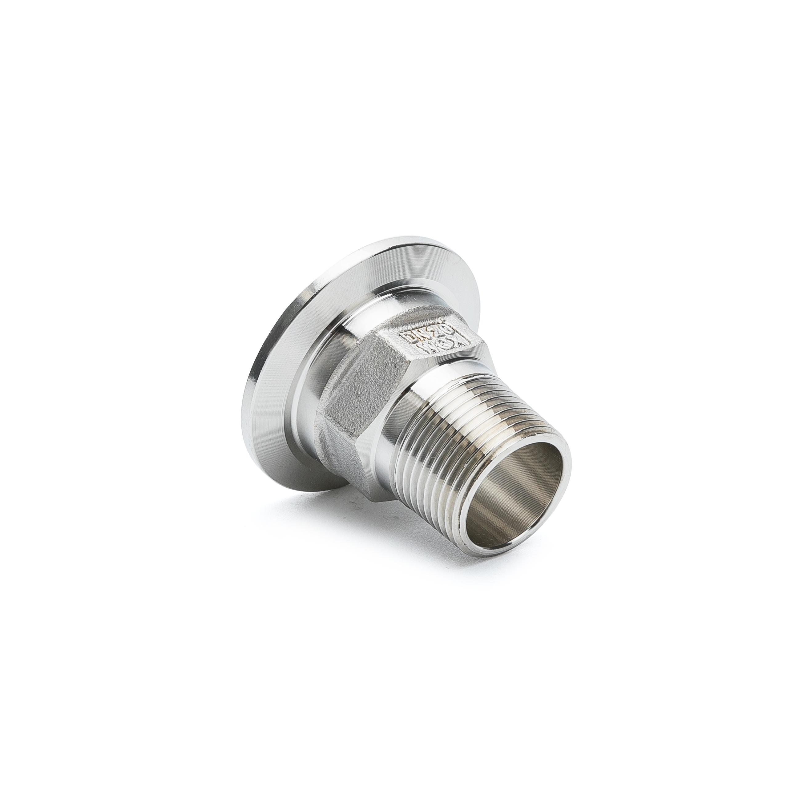 Sanitary Hexagon Tri-Clamp Male Threaded Adapter - Image 5