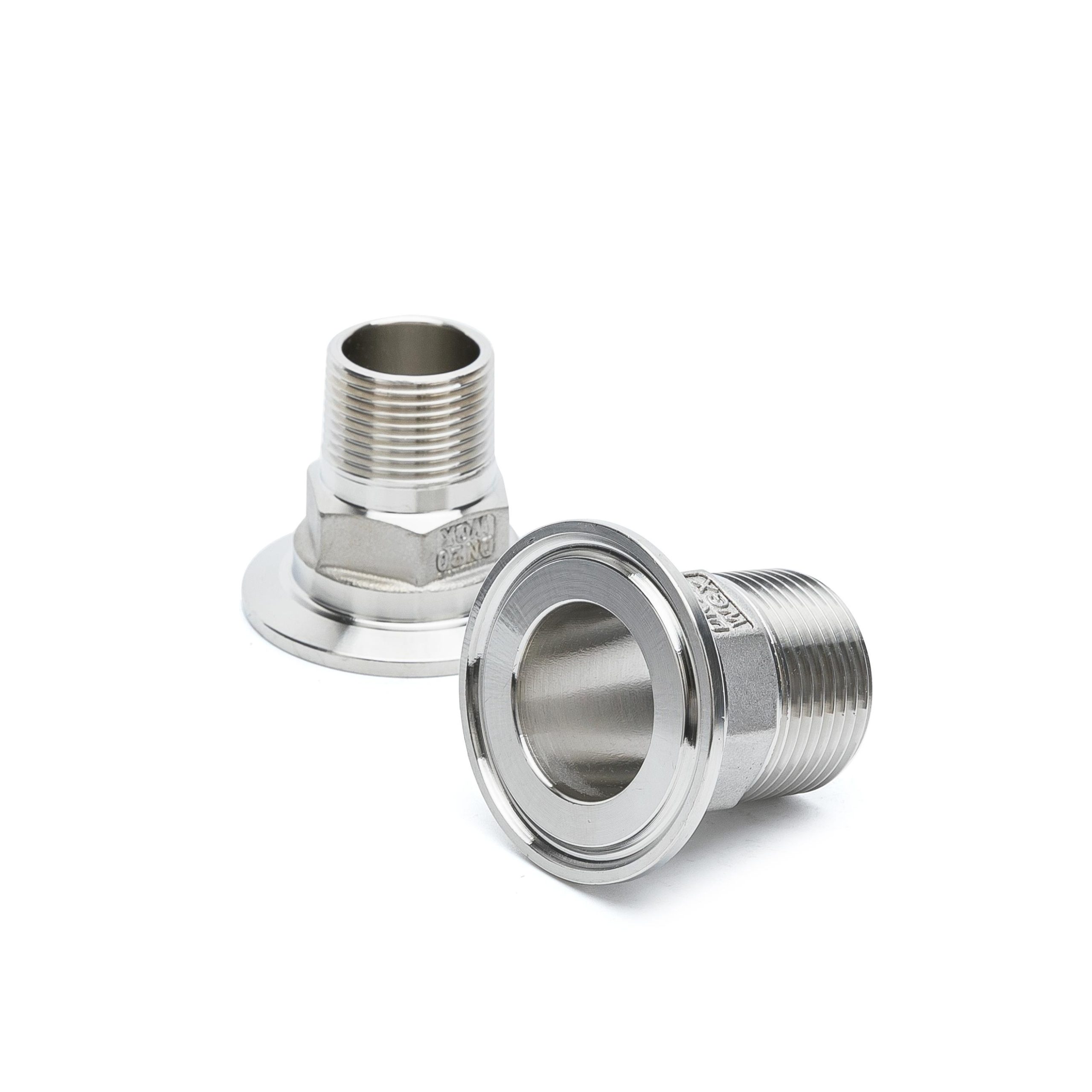Sanitary Hexagon Tri-Clamp Male Threaded Adapter - Image 9