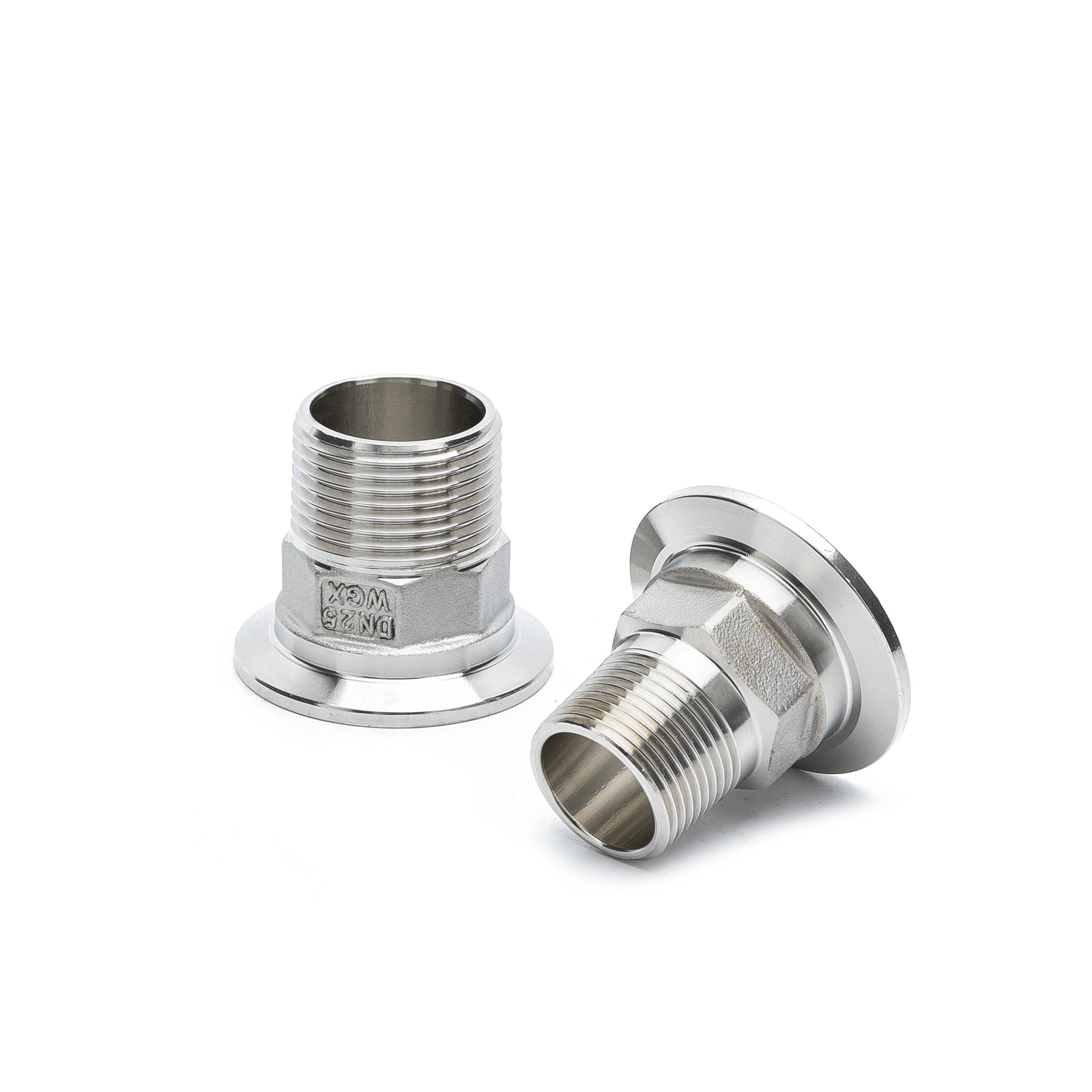 Sanitary Hexagon Tri-Clamp Male Threaded Adapter - Image 8